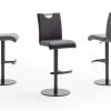 Barstuhl "Alesi" In Schwarz Kunstleder Und Gestell Schwarz Lackiert Barhocker Höhenverstellbar 1 Barstuhl "Alesi" In Schwarz Kunstleder Und Gestell Schwarz Lackiert Barhocker Höhenverstellbar -Wohnwelt Verkauf 6026 1