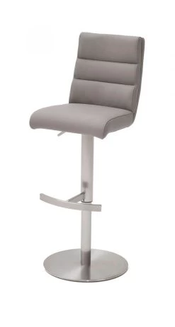 Barstuhl "Giulia" In Eisgrau Nubuklederoptik Und Edelstahl Gebürstet Barhocker Mit Griff Hinten Höhenverstellbar 13 Barstuhl "Giulia" In Eisgrau Nubuklederoptik Und Edelstahl Gebürstet Barhocker Mit Griff Hinten Höhenverstellbar -Wohnwelt Verkauf 6053 6