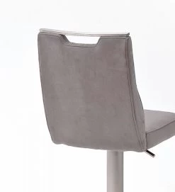 Barstuhl "Giulia" In Anthrazit Leder Und Edelstahl Gebürstet Barhocker Mit Griffloch Höhenverstellbar 10 Barstuhl "Giulia" In Anthrazit Leder Und Edelstahl Gebürstet Barhocker Mit Griffloch Höhenverstellbar -Wohnwelt Verkauf 6054 3