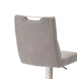 Barstuhl "Giulia" In Braun Feingewebe Und Edelstahl Gebürstet Barhocker Mit Griffloch Höhenverstellbar 10 Barstuhl "Giulia" In Braun Feingewebe Und Edelstahl Gebürstet Barhocker Mit Griffloch Höhenverstellbar -Wohnwelt Verkauf 6058 3