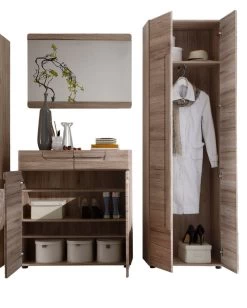 Garderobe "Malea" 3-teilig In Eiche San Remo 170 X 191 Cm -Wohnwelt Verkauf 6347 4