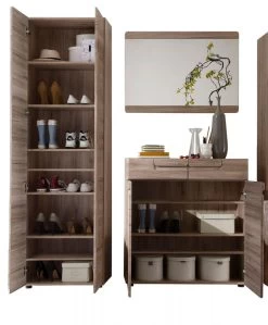 Garderobe "Malea" 3-teilig In Eiche San Remo 170 X 191 Cm -Wohnwelt Verkauf 6347 5