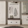 Garderobenkombination "Rovola" In Pinie Weiß / Oslo Pinie Landhaus Garderobe Set 5-tlg. 341 X 201 Cm 1 Garderobenkombination "Rovola" In Pinie Weiß / Oslo Pinie Landhaus Garderobe Set 5-tlg. 341 X 201 Cm -Wohnwelt Verkauf 7032 1