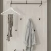 Garderobenpaneel "Rovola" In Pinie Weiß / Oslo Pinie Landhaus Wandgarderobe 107 X 153 Cm -Wohnwelt Verkauf 7040 1