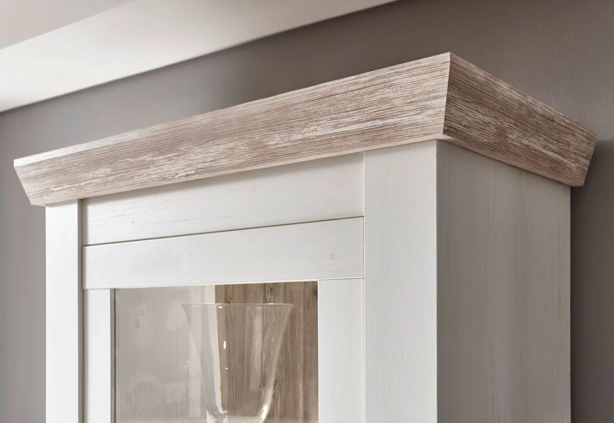 Kommode "Rovola" In Pinie Weiß / Oslo Pinie Landhaus 71 X 146 Cm 5 Kommode "Rovola" In Pinie Weiß / Oslo Pinie Landhaus 71 X 146 Cm – Bild 3