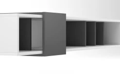 TV-Lowboard "Design-T" In Weiß Und Grau TV-Unterteil Hängend 150 X 25 Cm 9 TV-Lowboard "Design-T" In Weiß Und Grau TV-Unterteil Hängend 150 X 25 Cm -Wohnwelt Verkauf 7115 2