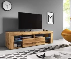 TV-Lowboard "Mount" In Wotan Eiche 140 X 51 Cm