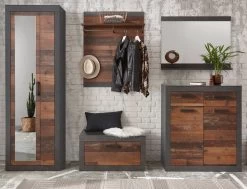 Garderobenpaneel "Ward" In Old Used Wood Shabby Design Mit Matera Grau Wandgarderobe 80 X 100 Cm 11 Garderobenpaneel "Ward" In Old Used Wood Shabby Design Mit Matera Grau Wandgarderobe 80 X 100 Cm -Wohnwelt Verkauf 7139 4