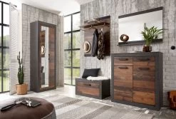 Garderobenpaneel "Ward" In Old Used Wood Shabby Design Mit Matera Grau Wandgarderobe 80 X 100 Cm 12 Garderobenpaneel "Ward" In Old Used Wood Shabby Design Mit Matera Grau Wandgarderobe 80 X 100 Cm -Wohnwelt Verkauf 7139 5