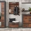 Garderobenkombination "Ward" In Old Used Wood Shabby Design Mit Matera Grau Garderobe Set 5-teilig 277 X 201 Cm -Wohnwelt Verkauf 7142 1