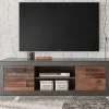 TV-Lowboard "Ward" In Old Used Wood Shabby Design Mit Matera Grau TV-Unterteil 153 X 51 Cm -Wohnwelt Verkauf 7161 1
