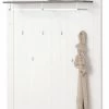Garderobenpaneel "Corela" In Pinie Weiß Und Wenge Landhaus Wandgarderobe 107 X 153 Cm -Wohnwelt Verkauf 7228 1