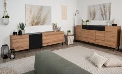 TV-Lowboard "Nola" In Artisan Eiche Und Schwarz TV-Unterteil 200 X 65 Cm 12 TV-Lowboard "Nola" In Artisan Eiche Und Schwarz TV-Unterteil 200 X 65 Cm -Wohnwelt Verkauf 7248 5