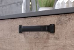 Sideboard "Stripe" In Eiche Tabak Und Matera Grau Kommode 142 X 83 Cm 9 Sideboard "Stripe" In Eiche Tabak Und Matera Grau Kommode 142 X 83 Cm -Wohnwelt Verkauf 7403 2