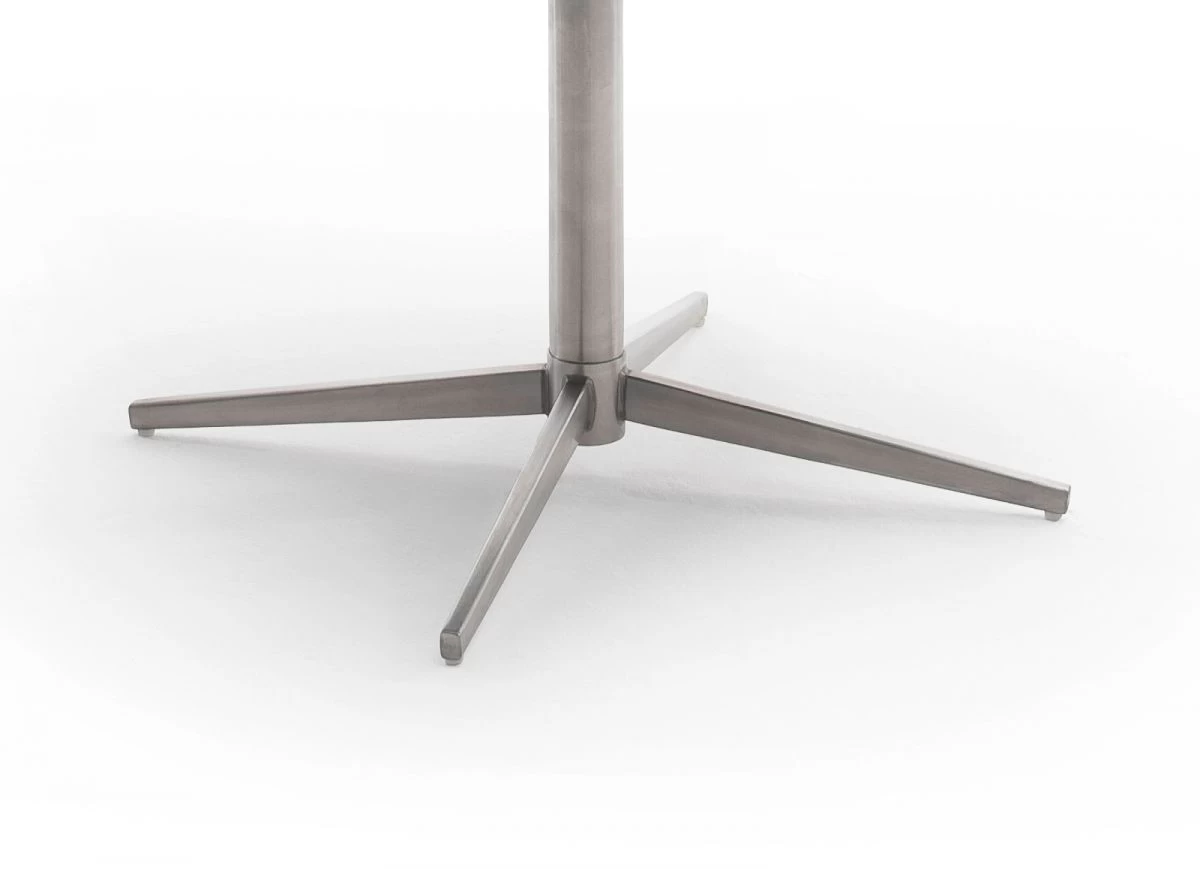 2 X Stuhl "Melrose" In Anthrazit Und Edelstahl Kreuzfußstuhl Mit Armlehne 360° Drehbar Esszimmerstuhl 2er Set Mit Komfortsitzhöhe 5 2 X Stuhl "Melrose" In Anthrazit Und Edelstahl Kreuzfußstuhl Mit Armlehne 360° Drehbar Esszimmerstuhl 2er Set Mit Komfortsitzhöhe – Bild 3