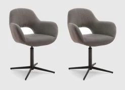 2 X Stuhl "Melrose" In Cappuccino Kreuzfußstuhl Mit Armlehne 360° Drehbar Esszimmerstuhl 2er Set Mit Komfortsitzhöhe 11 2 X Stuhl "Melrose" In Cappuccino Kreuzfußstuhl Mit Armlehne 360° Drehbar Esszimmerstuhl 2er Set Mit Komfortsitzhöhe -Wohnwelt Verkauf 7443 5