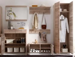 Flur: Garderobenset "Malea" Eiche San Remo, Hell (280 X 191 Cm) 6-teilig -Wohnwelt Verkauf 754 5