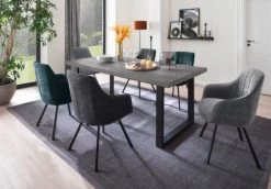 2 X Stuhl "Sassello" In Petrol Chenille-Optik 4-Fußstuhl 180° Drehbar Esszimmerstuhl 2er Set Mit Komfortsitzhöhe 14 2 X Stuhl "Sassello" In Petrol Chenille-Optik 4-Fußstuhl 180° Drehbar Esszimmerstuhl 2er Set Mit Komfortsitzhöhe -Wohnwelt Verkauf 7591 6