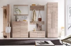 Garderobe "Malea" 4-teilig In Eiche San Remo 168 X 191 Cm -Wohnwelt Verkauf 766 4