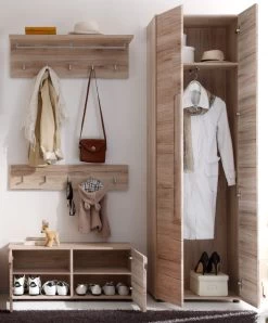 Garderobe "Malea" 4-teilig In Eiche San Remo 168 X 191 Cm -Wohnwelt Verkauf 766 5