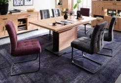 2 X Stuhl "Salta" In Merlot Chenille-Optik Freischwinger Mit Komfortsitzhöhe Und Aqua Clean Esszimmerstuhl 2er Set 11 2 X Stuhl "Salta" In Merlot Chenille-Optik Freischwinger Mit Komfortsitzhöhe Und Aqua Clean Esszimmerstuhl 2er Set -Wohnwelt Verkauf 7678 4