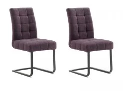2 X Stuhl "Salta" In Merlot Chenille-Optik Freischwinger Mit Komfortsitzhöhe Und Aqua Clean Esszimmerstuhl 2er Set 13 2 X Stuhl "Salta" In Merlot Chenille-Optik Freischwinger Mit Komfortsitzhöhe Und Aqua Clean Esszimmerstuhl 2er Set -Wohnwelt Verkauf 7678 6