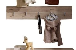 Garderobenpaneel "Malea" In Eiche San Remo Garderobenleiste 88 X 18 Cm Wandgarderobe 12 Garderobenpaneel "Malea" In Eiche San Remo Garderobenleiste 88 X 18 Cm Wandgarderobe -Wohnwelt Verkauf 771 5