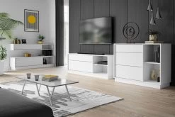 TV-Lowboard "Stream" In Weiß TV Unterteil 140 X 36 Cm -Wohnwelt Verkauf 7724 4