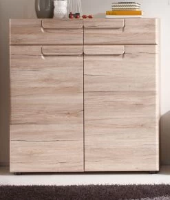 Flur: Kommode "Malea" Eiche San Remo, Hell (90 X 95 Cm)