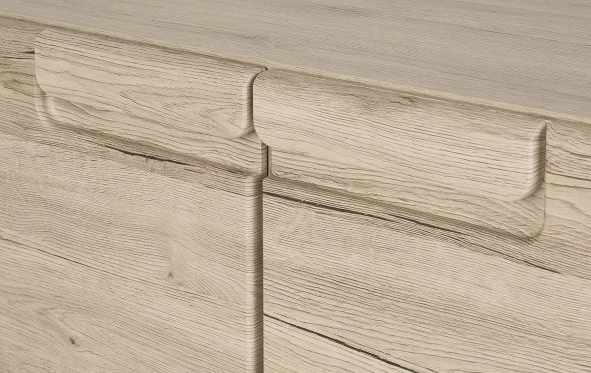 Flur: Kommode "Malea" Eiche San Remo, Hell (90 X 95 Cm) 4 Flur: Kommode "Malea" Eiche San Remo, Hell (90 X 95 Cm) – Bild 2