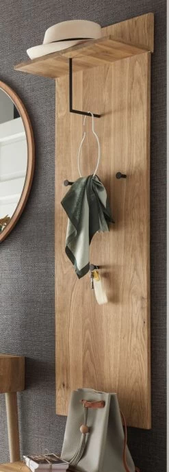Garderobenkombination "Agra" In Eiche Massiv Geölt Garderobe Set 6-teilig 142 X 185 Cm -Wohnwelt Verkauf 7812 3