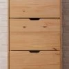 Schuhschrank "Mestre" In Massivholz Kiefer Honigfarben Lackiert Schuhkipper 60 X 124 Cm -Wohnwelt Verkauf 7841 1