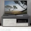 TV-Lowboard "Airen" In Anthrazit Und Marmor Optik Grau TV Unterteil 140 Cm -Wohnwelt Verkauf 7869 1