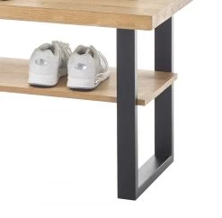 Garderobe "Yorkshire" In Crack Eiche Und Schwarz Matt Lackiert Garderoben-Set 4-teilig 193 X 195 Cm 11 Garderobe "Yorkshire" In Crack Eiche Und Schwarz Matt Lackiert Garderoben-Set 4-teilig 193 X 195 Cm -Wohnwelt Verkauf 7952 3