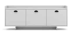 TV-Lowboard "Plate" In Weiß Landhaus TV-Unterteil 140 X 53 Cm 11 TV-Lowboard "Plate" In Weiß Landhaus TV-Unterteil 140 X 53 Cm -Wohnwelt Verkauf 8000 2