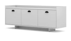 TV-Lowboard "Plate" In Weiß Landhaus TV-Unterteil 140 X 53 Cm 12 TV-Lowboard "Plate" In Weiß Landhaus TV-Unterteil 140 X 53 Cm -Wohnwelt Verkauf 8000 3