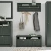 Garderobenkombination "Forres" In Grün Landhausstil Garderobe Set 5-teilig 272 X 198 Cm -Wohnwelt Verkauf 8064 1