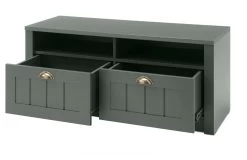 Garderobenkombination "Forres" In Grün Landhausstil Garderobe Set 5-teilig 282 X 198 Cm -Wohnwelt Verkauf 8065 8