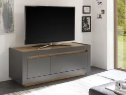 TV-Lowboard "Rooky" In Anthrazit Und Wotan Eiche TV Unterteil 140 X 56 Cm 13 TV-Lowboard "Rooky" In Anthrazit Und Wotan Eiche TV Unterteil 140 X 56 Cm -Wohnwelt Verkauf 8100 4