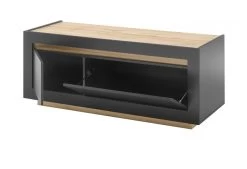 TV-Lowboard "Rooky" In Anthrazit Und Wotan Eiche TV Unterteil 140 X 56 Cm 17 TV-Lowboard "Rooky" In Anthrazit Und Wotan Eiche TV Unterteil 140 X 56 Cm -Wohnwelt Verkauf 8100 8