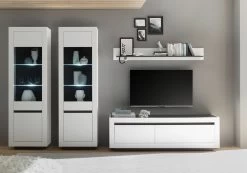 Vitrine "Rooky" In Weiß Und Anthrazit Wohnzimmer Esszimmer Vitrinenschrank 64 X 206 Cm 15 Vitrine "Rooky" In Weiß Und Anthrazit Wohnzimmer Esszimmer Vitrinenschrank 64 X 206 Cm -Wohnwelt Verkauf 8186 6