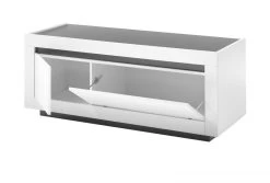 TV-Lowboard "Rooky" In Weiß Und Anthrazit TV Unterteil 140 X 56 Cm -Wohnwelt Verkauf 8188 7