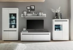 TV-Lowboard "Rooky" In Weiß Und Anthrazit TV Unterteil 180 X 56 Cm 15 TV-Lowboard "Rooky" In Weiß Und Anthrazit TV Unterteil 180 X 56 Cm -Wohnwelt Verkauf 8189 6