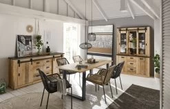 Kommode "Stove" In Used Wood Hell Und Anthrazit Schiebetürenkommode 93 X 91 Cm -Wohnwelt Verkauf 8242 7