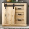 Kommode "Stove" In Used Wood Hell Und Anthrazit Wohn- Und Esszimmer Sideboard 93 X 91 Cm -Wohnwelt Verkauf 8252 1