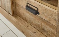 Kommode "Stove" In Used Wood Hell Und Anthrazit Wohn- Und Esszimmer Sideboard 93 X 91 Cm -Wohnwelt Verkauf 8252 3