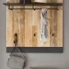 Garderobenpaneel "Stove" In Used Wood Hell Und Anthrazit Wandgarderobe 92 X 100 Cm -Wohnwelt Verkauf 8268 1