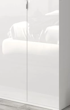 Kommode "ProjektX" In Weiß Hochglanz Mehrzweckschrank 61 X 99 Cm