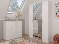 Kommode "ProjektX" In Weiß Hochglanz Mehrzweckschrank 61 X 99 Cm -Wohnwelt Verkauf 8329 6