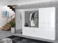 Kommode "ProjektX" In Weiß Hochglanz Mehrzweckschrank 61 X 99 Cm -Wohnwelt Verkauf 8329 7